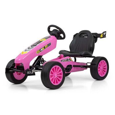 Gokart na pedały MILLY MALLY Rocket Różowy
