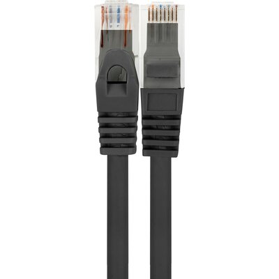 Kabel RJ-45 - RJ-45 LANBERG PCU6-10CU-0025-BK 0.25 m