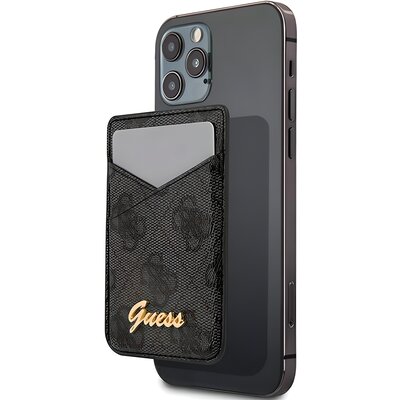 Etui GUESS Wallet Card Slot MagSafe Szary