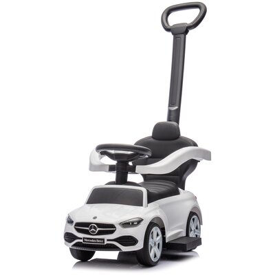 Jeździk SUN BABY Mercedes C-Class J05.040.1.2 Biały rączka