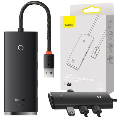 Hub BASEUS Lite Series WKQX030001 USB 3.2 Gen. 1, Pasywny