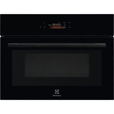 Kuchenka mikrofalowa ELECTROLUX EVM8E08Z 1000W średnica 36 cm pojemność 42L Combiquick evencook Czarny