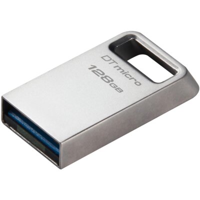 Pendrive KINGSTON DataTraveler Micro 128GB USB 3.2 Gen 1 (USB 3.0), Odczyt 200Mb/s Srebrny