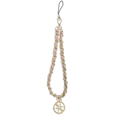Zawieszka do telefonu GUESS Strap Chain Metal 4G Charm Różowy