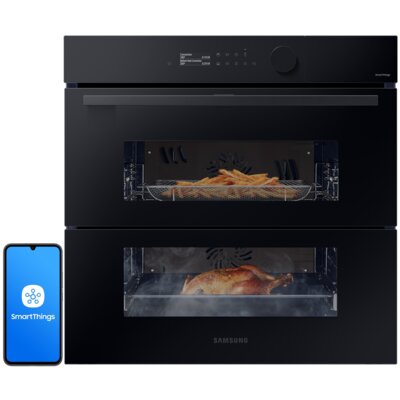 Piekarnik SAMSUNG NV7B5765XAK U2 Dual Cook Elektryczny parowy Czarny A+