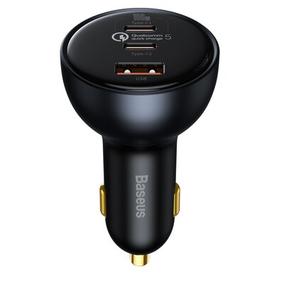 Ładowarka samochodowa BASEUS Qualcomm 160W Szary