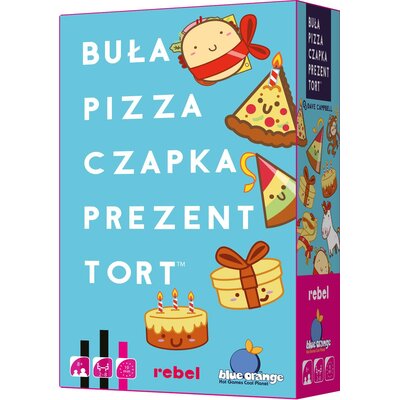 Gra karciana REBEL Buła, Pizza, Czapka, Prezent, Tort 2004570