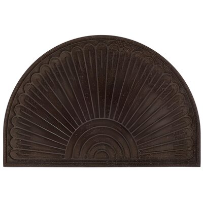 Wycieraczka MULTIDECOR Contours Halfmoon Brązowy 60 x 90 cm