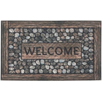 Wycieraczka MULTIDECOR Lima Farmed Pebbles Brązowy 45 x 75 cm