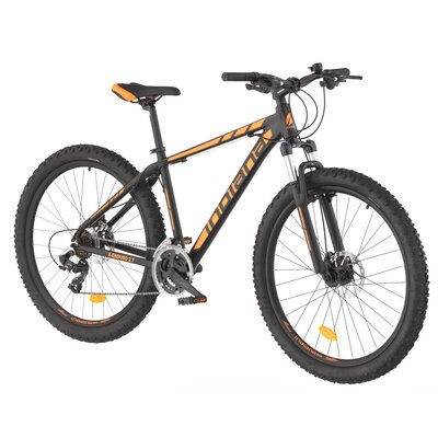 Rower górski MTB INDIANA X-Enduro 2.7 M19 27.5 cala Deli 16 męski Czarno-pomarańczowy