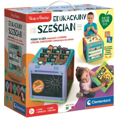 Zabawka edukacyjna CLEMENTONI Uczę się bawiąc Edukacyjny sześcian C50695