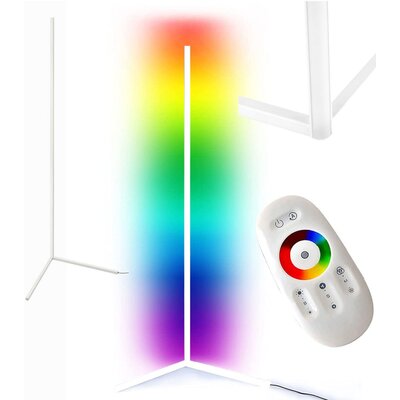 Lampa narożna MOZOS LED LC-RGB Regulacja jasności Biały