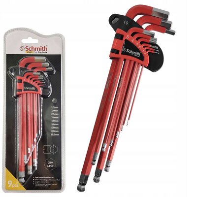 Klucz imbusowy SCHMITH SQKID (9szt.)