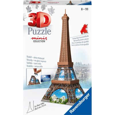 Puzzle 3D RAVENSBURGER Wieża Eiffla 12536 (62 elementy)
