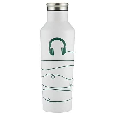 Butelka termiczna TYPHOON Pure Active Biało-zielony 800 ml