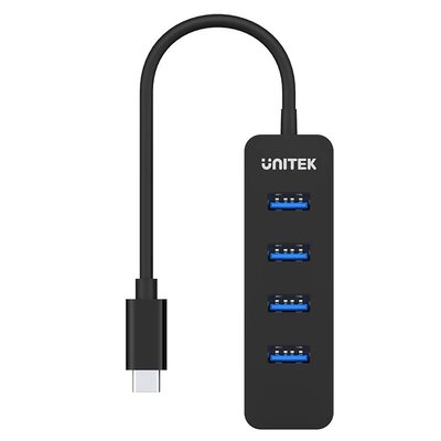 Hub UNITEK H1117B USB Typu C, Aktywny