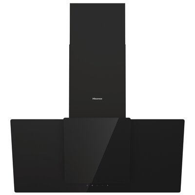 Okap HISENSE MH9INBG 90 Czarny 377m3/h 66dB klasa B Włącznik i wyłącznik oświetlenia
