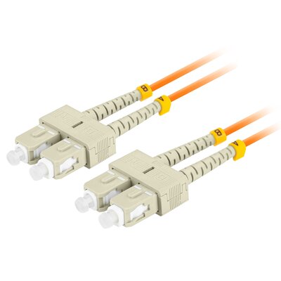Kabel patchcord LANBERG FO-SUSU-MD21-0020-OG 2 m