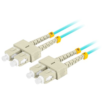Фото - Кабель Lanberg Kabel SC/UPC - SC/UPC  1 m FO-SUSU-MD31-0010-TQ 