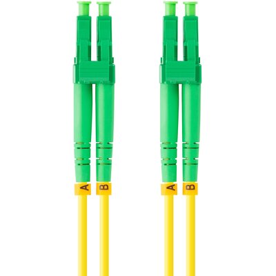 Kabel patchcord LANBERG FO-LALA-SD11-0010-YE 1 m