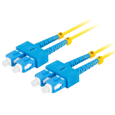 Фото - Інше для комп'ютера Lanberg Kabel SC/UPC - SC/UPC  5 m 