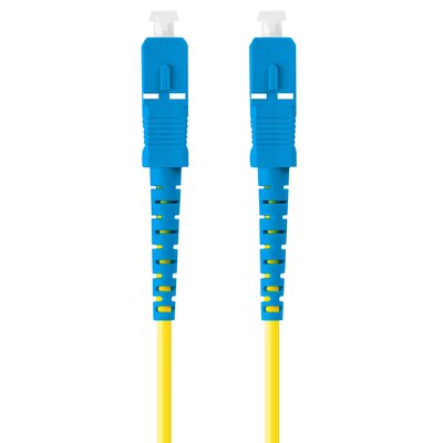 Kabel patchcord LANBERG FO-SUSU-SS11-0100-YE 10 m