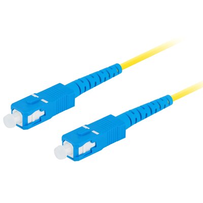 Kabel patchcord LANBERG FO-SUSU-SS11-0050-YE 5 m