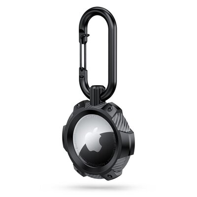 Brelok TECH-PROTECT TPUCarbon do Apple Airtag Czarny