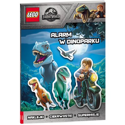 Książka LEGO Jurassic World Alarm w Dinoparku LSG-6201-Zdjęcie-0