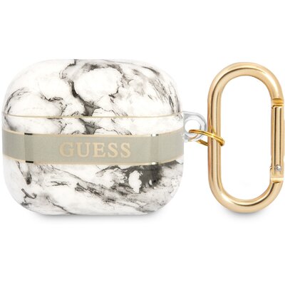Etui na słuchawki GUESS Marble Strap Szary