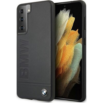 Etui BMW Signature Logo Imprint do Samsung Galaxy S21+ Granatowy