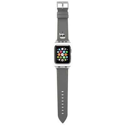 Фото - Ремінець для годинника / браслета Karl Lagerfeld Pasek  Ikonik Saffiano Karl's Head do Apple Watch 38/40/41mm 