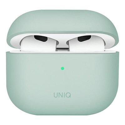 Etui na słuchawki UNIQ Lino do Apple AirPods 3 gen Zielony