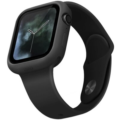 Etui UNIQ Lino do Apple Watch Series 4/5/6/SE (40 mm) Czarny