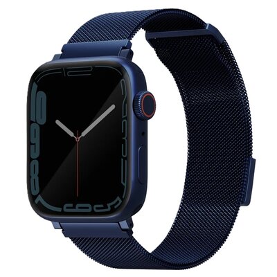 Pasek UNIQ Dante do Apple Watch do koperty 38/40/41mm Niebieski
