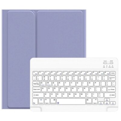 Etui na iPad 10.9 USAMS Winro Fioletowo-biały Klawiatura