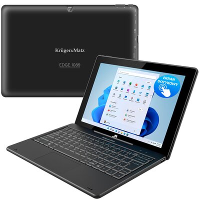 Obraz przedstawiający Laptop KRUGER&MATZ Edge 1089 10.1" IPS Celeron N4020 4GB RAM 128GB eMMC Windows 11 Professional