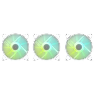 Wentylator DARKFLASH C6 A-RGB Biały (3 szt.)