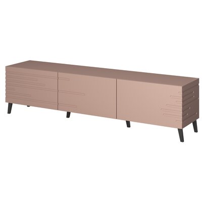 Szafka RTV CAMA MEBLE Nova Różowy