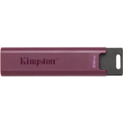 Pendrive KINGSTON DataTraveler Max 512GB, USB 3.2 Gen. 2 (USB 3.1), Odczyt 1000 Mb/s, Zapis 900 Mb/s Bordowy