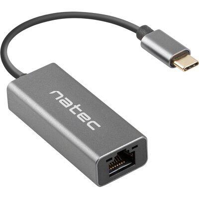 Karta sieciowa NATEC Cricket NNC-1925 USB-C, Zewnętrzna