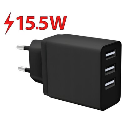 Ładowarka sieciowa GOGEN ACH301B 15.5W Czarny