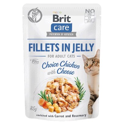 Karma dla kota BRIT CARE Kurczak z serem 85 g