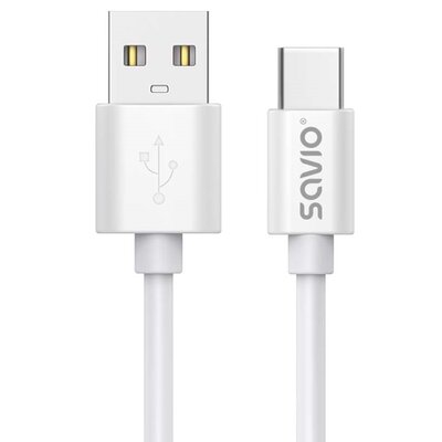 Kabel USB - USB-C SAVIO CL-168 3 m Biały
