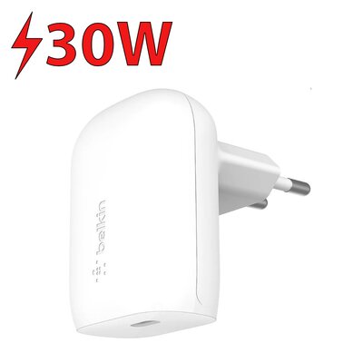 Ładowarka sieciowa BELKIN BoostCharge WCA005VFWH 30W Biały