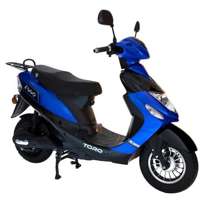 Skuter elektryczny TORQ E-Sun 3 E-Vivo 48km 10" Niebieski