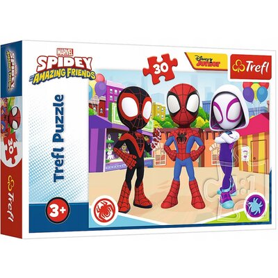 Puzzle TREFL Marvel Przygody Spidaya 18285 TR (30 elementów)