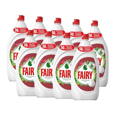 Płyn do mycia naczyń FAIRY Clean & Fresh Granat 9 x 1350 ml