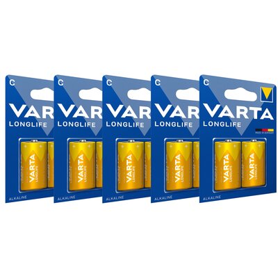 Baterie C LR14 VARTA Longlife (10 szt.)
