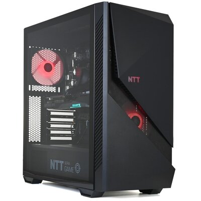 Obraz przedstawiający Komputer NTT Game ZKG-I5TRX3050-TPO22 i5-10400F 16GB RAM 512GB SSD GeForce RTX3050 Windows 10 Home